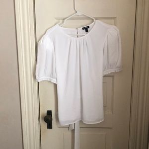 Express white puff sleeve top